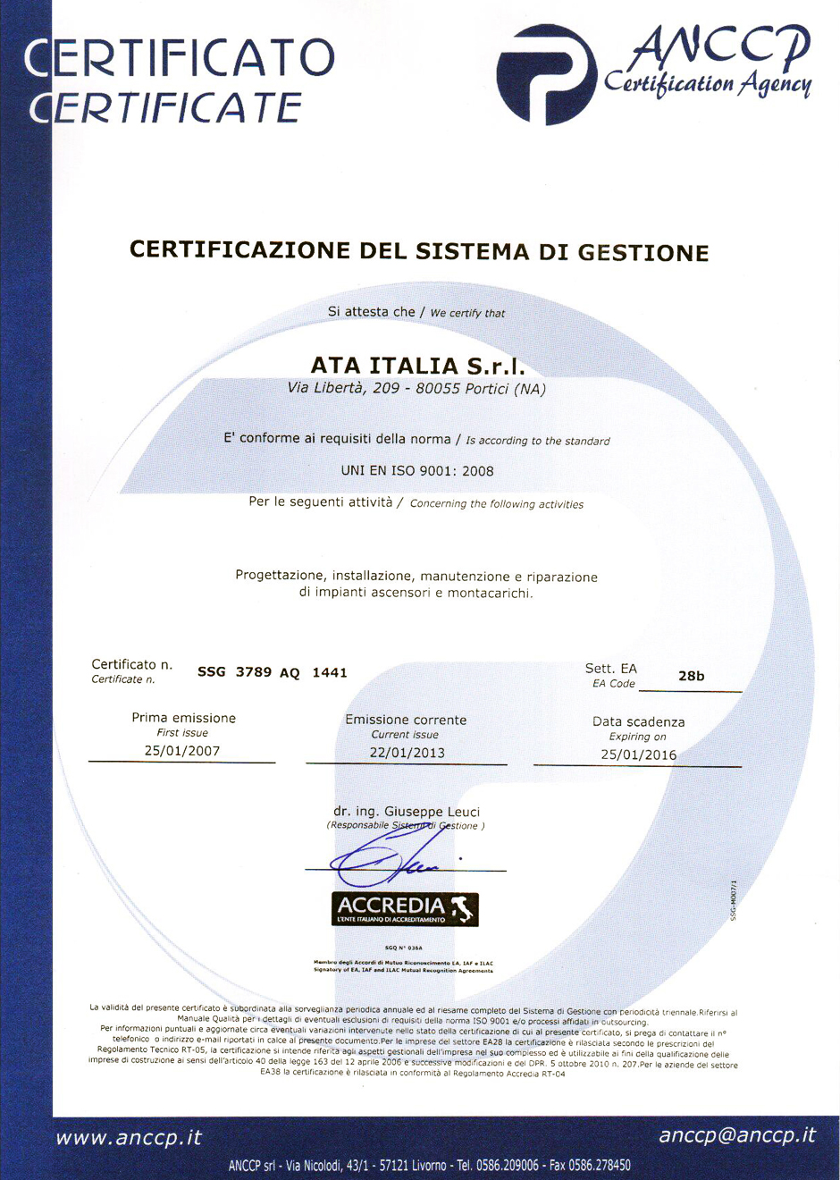 Sistema ISO